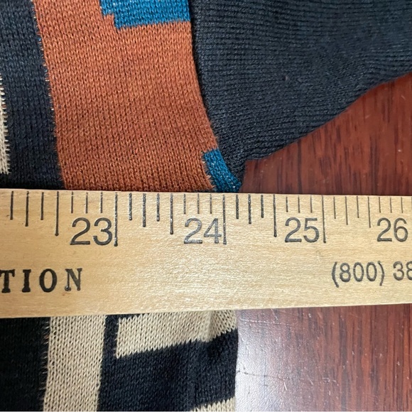 Peruvian Connection Tribal Aztec Pullover Sweater 3/4 Sleeve Casual Sz XS/S B29 - Picture 8 of 10